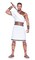 GREEK WARRIOR roman white toga adult mens gladiator halloween costume party